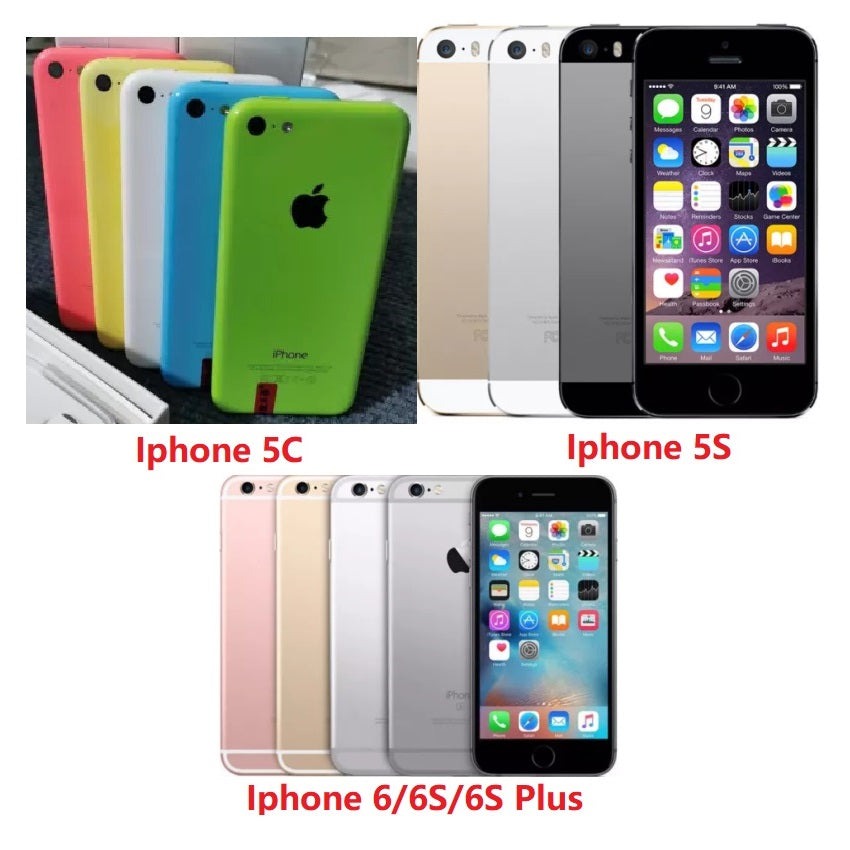 Apple iPhone 5C/5S/6/6S/6S Plus Refurbished