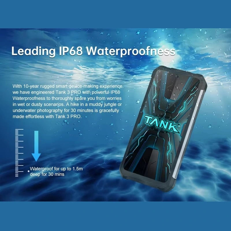 8849 Tank 3 Pro 5G Telefones robustos com projetor 32/36 GB 512 GB 23800 mAh 200 MP