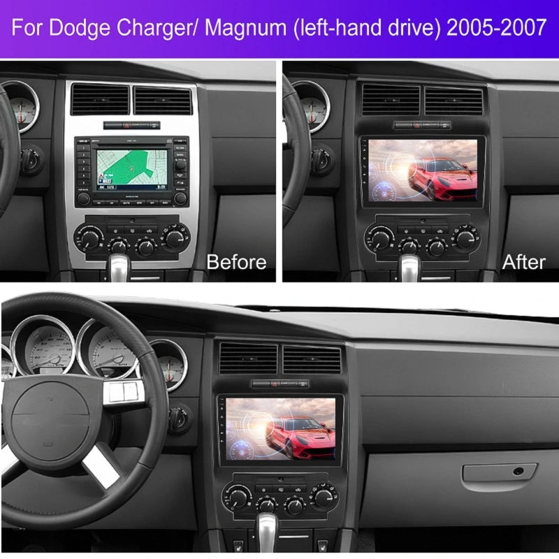 Головное устройство автомобильного радиоприемника FOXDAK FD12 для Dodge Charger Magnum 2005-2007