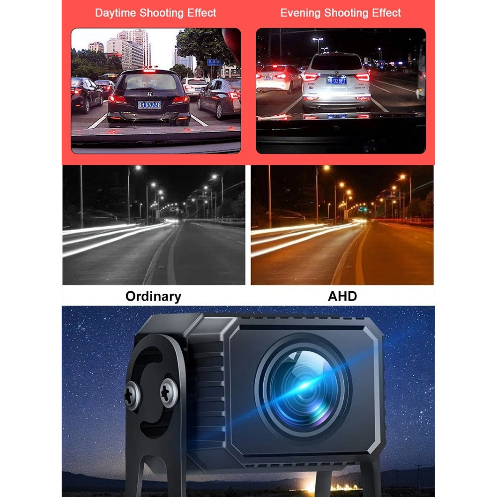 FOXDAK T104-C 10.1" AHD 4 Chs Trucks Buses Rear View Camera MirrorLink MP5