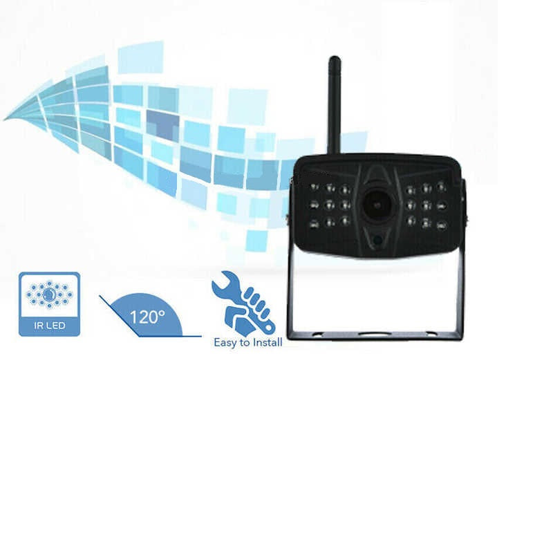 FOXDAK FD06 7" Monitor with Wireless Camera Monitoring for Cranes Excavators and Loaders