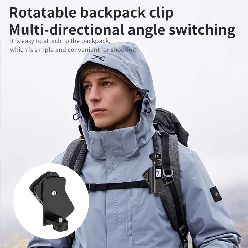 FOXDAK FD31 Pocket Action Camera 4K/5K Sports Camera for Mountaineering Cycling
