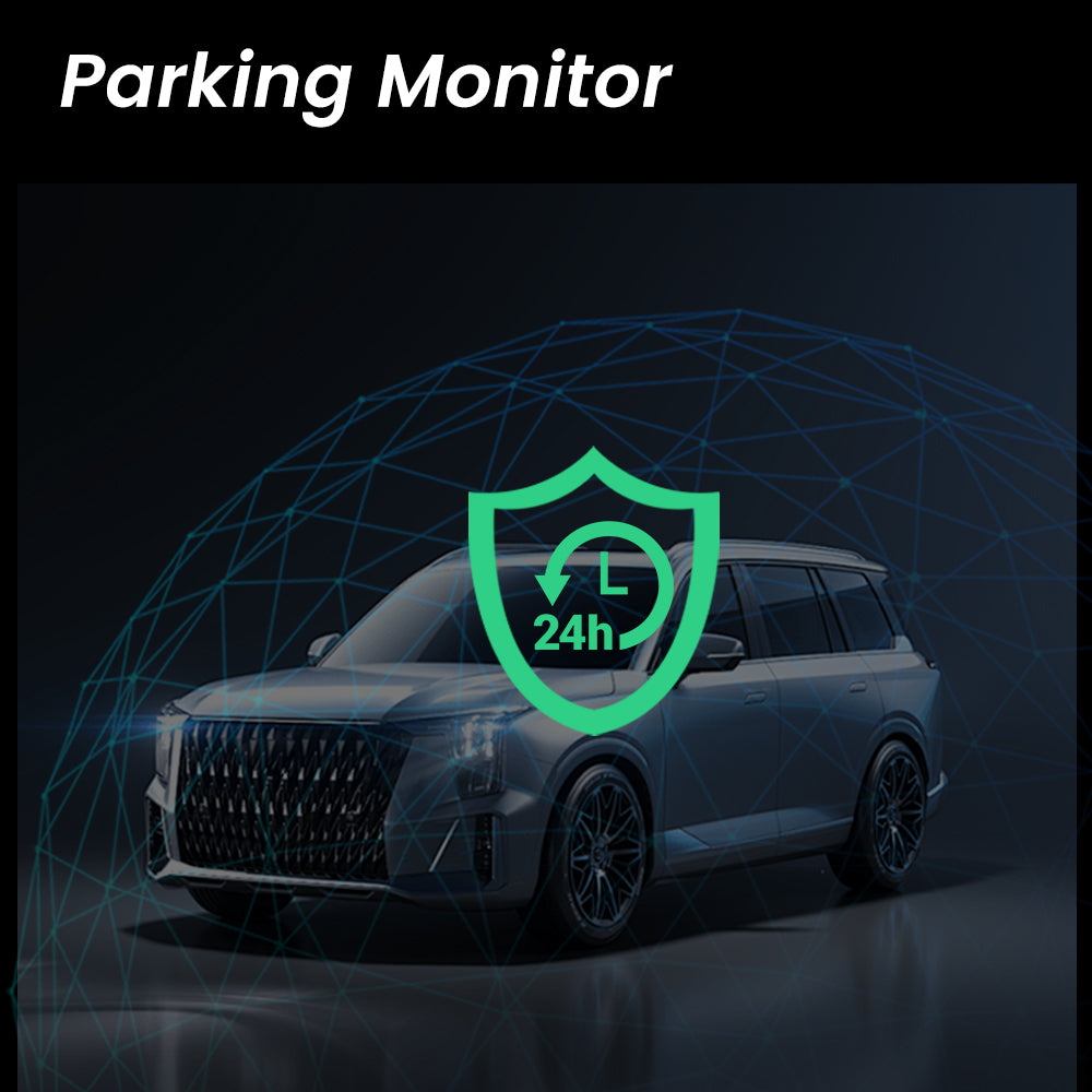 Видеорегистратор 4K+1080P+1080P с тремя объективами, 3,2-дюймовым экраном, Wi-Fi и GPS.