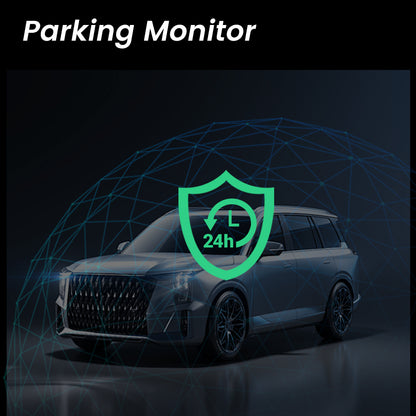 Видеорегистратор 4K+1080P+1080P с тремя объективами, 3,2-дюймовым экраном, Wi-Fi и GPS.