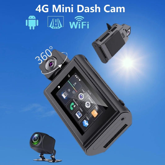 FOXDAK G3 32G ROM Dual Lens 3" 1080P 4G Dash Cam WiFi GPS
