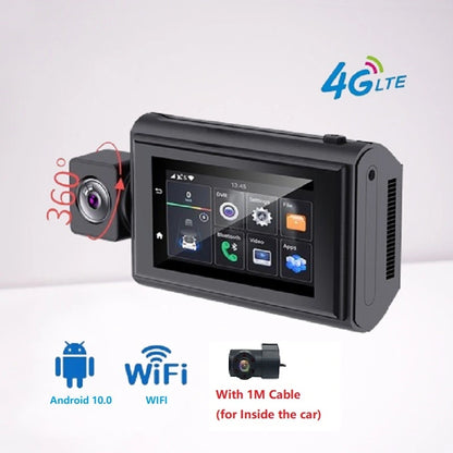 FOXDAK G3 32G ROM двойной объектив 3" 1080P 4G видеорегистратор WiFi GPS
