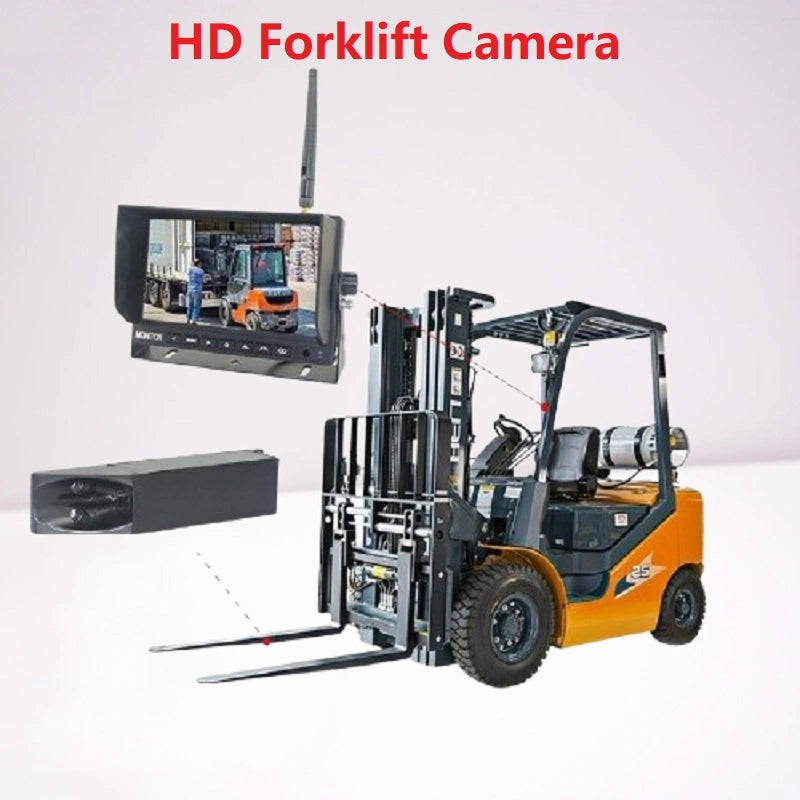 FOXDAK PZ630W 7" Screen 1080P HD Fork Truck Forklift Camera with Battery