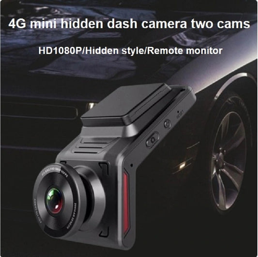 FOXDAK K18 2" 1080P 2 Lens 4G Dash Cam Camcorder GPS