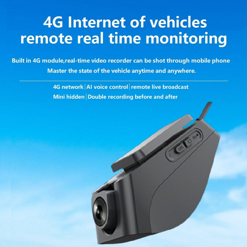 FOXDAK K19 2" Lente dupla 1080P 4G Dash Cam Carro Filmadora GPS