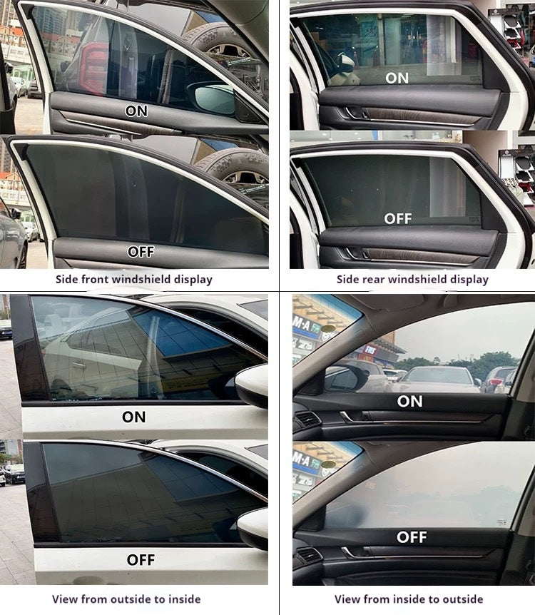 50x100cm Switchable PDLC Film - One-Click Privacy Tint for Car Windows