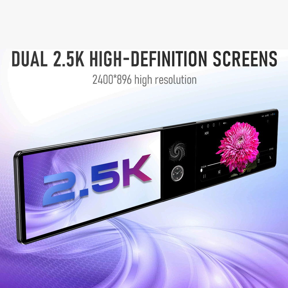 Universal Qualcomm Dual Screen 12.3"+12.3" Android Car Radio