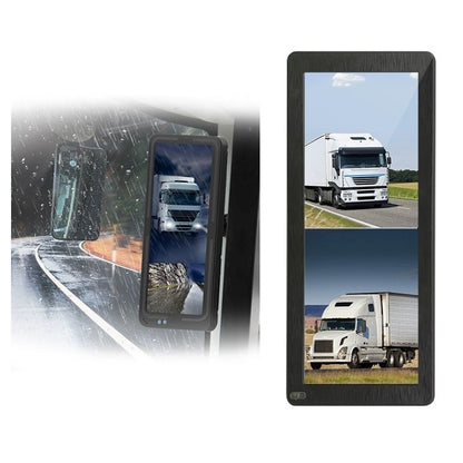 FOXDAK FD20 12.3inch Electronic Rearview Mirror Monitor Truck Bus Side Mirror Blind Spot Monitoring