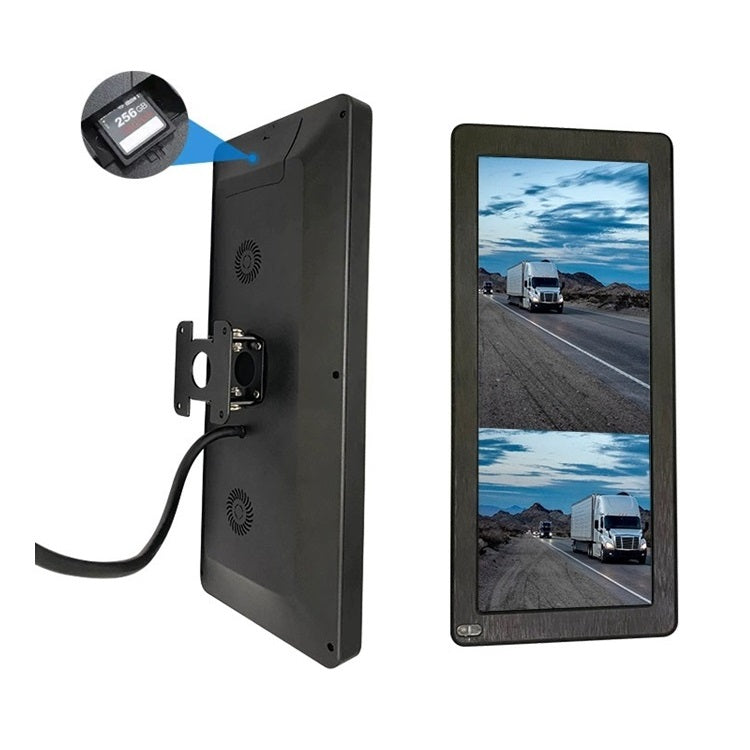 FOXDAK FD20 12.3inch Electronic Rearview Mirror Monitor Truck Bus Side Mirror Blind Spot Monitoring