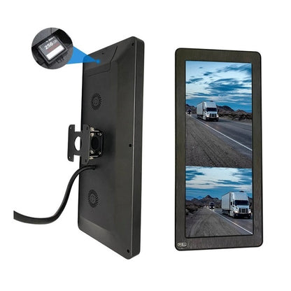 FOXDAK FD20 12.3inch Electronic Rearview Mirror Monitor Truck Bus Side Mirror Blind Spot Monitoring