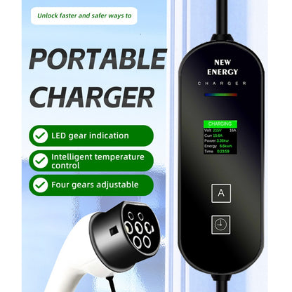 FOXDAK FD03 16A 3.5KW Electric Vehicle EV Charger 230V