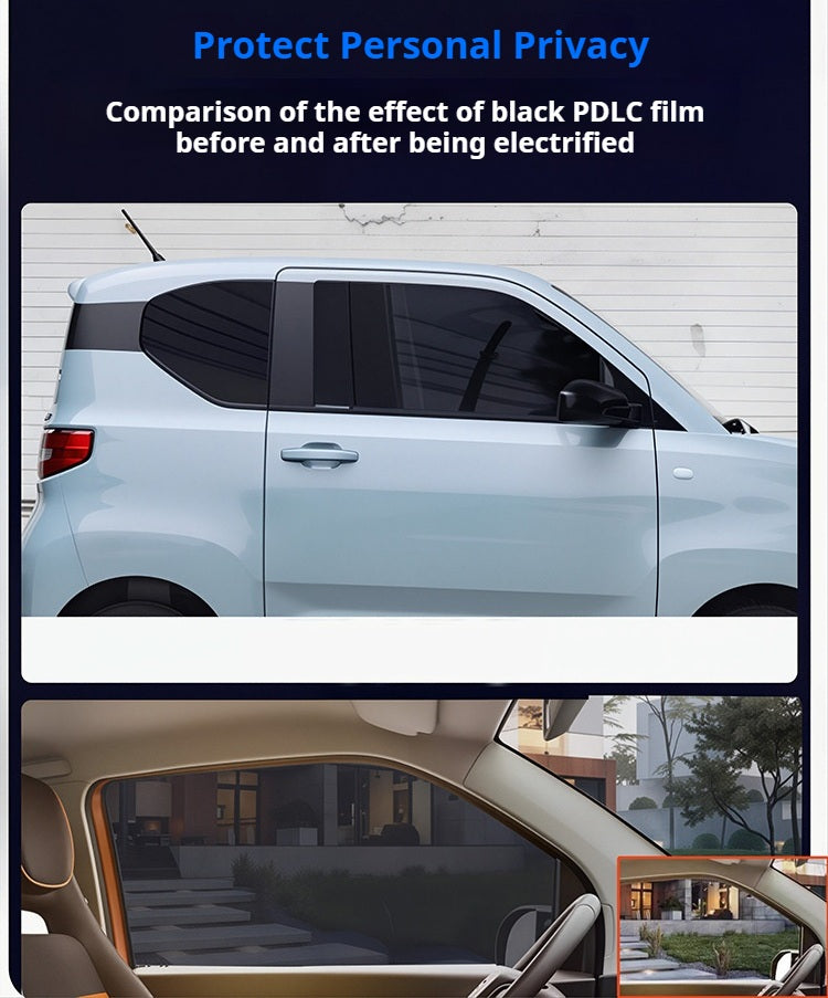 50x100cm Switchable PDLC Film - One-Click Privacy Tint for Car Windows