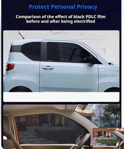 50x100cm Switchable PDLC Film - One-Click Privacy Tint for Car Windows