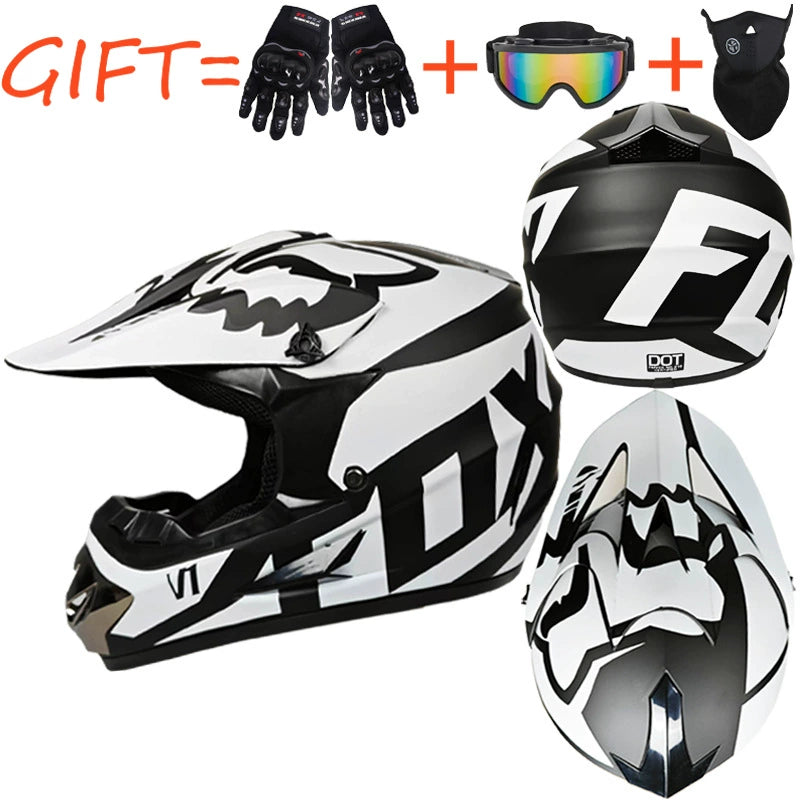 FOXDAK FD28 Head Guard Dirt Bike Bicycle Helmet Safety off Road Helmet