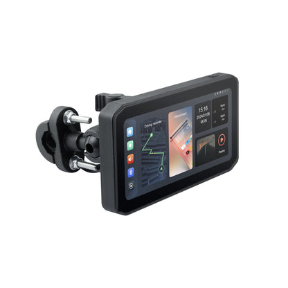 FOXDAK M6 6.25" HD Motorcycle Recorder BT DVR TPMS Android Auto Carplay Player