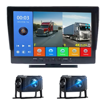 FOXDAK T102-MP5 10.1" AHD Dual 1080P Trucks Buses Rear View Camera