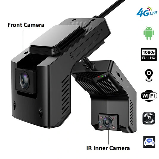 FOXDAK T2 1080P 4G Car Camera Dash Cam Wifi SOS GPS Support CMSV