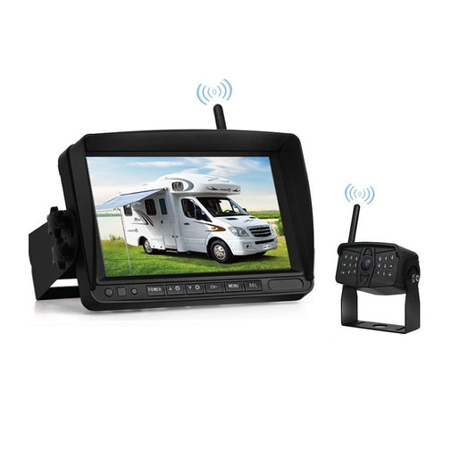 FOXDAK FD06 7" Monitor with Wireless Camera Monitoring for Cranes Excavators and Loaders