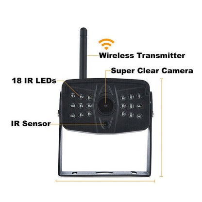 FOXDAK FD06 7" Monitor with Wireless Camera Monitoring for Cranes Excavators and Loaders