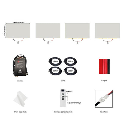 50x100cm Switchable PDLC Film - One-Click Privacy Tint for Car Windows