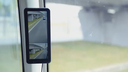 FOXDAK FD20 12.3inch Electronic Rearview Mirror Monitor Truck Bus Side Mirror Blind Spot Monitoring